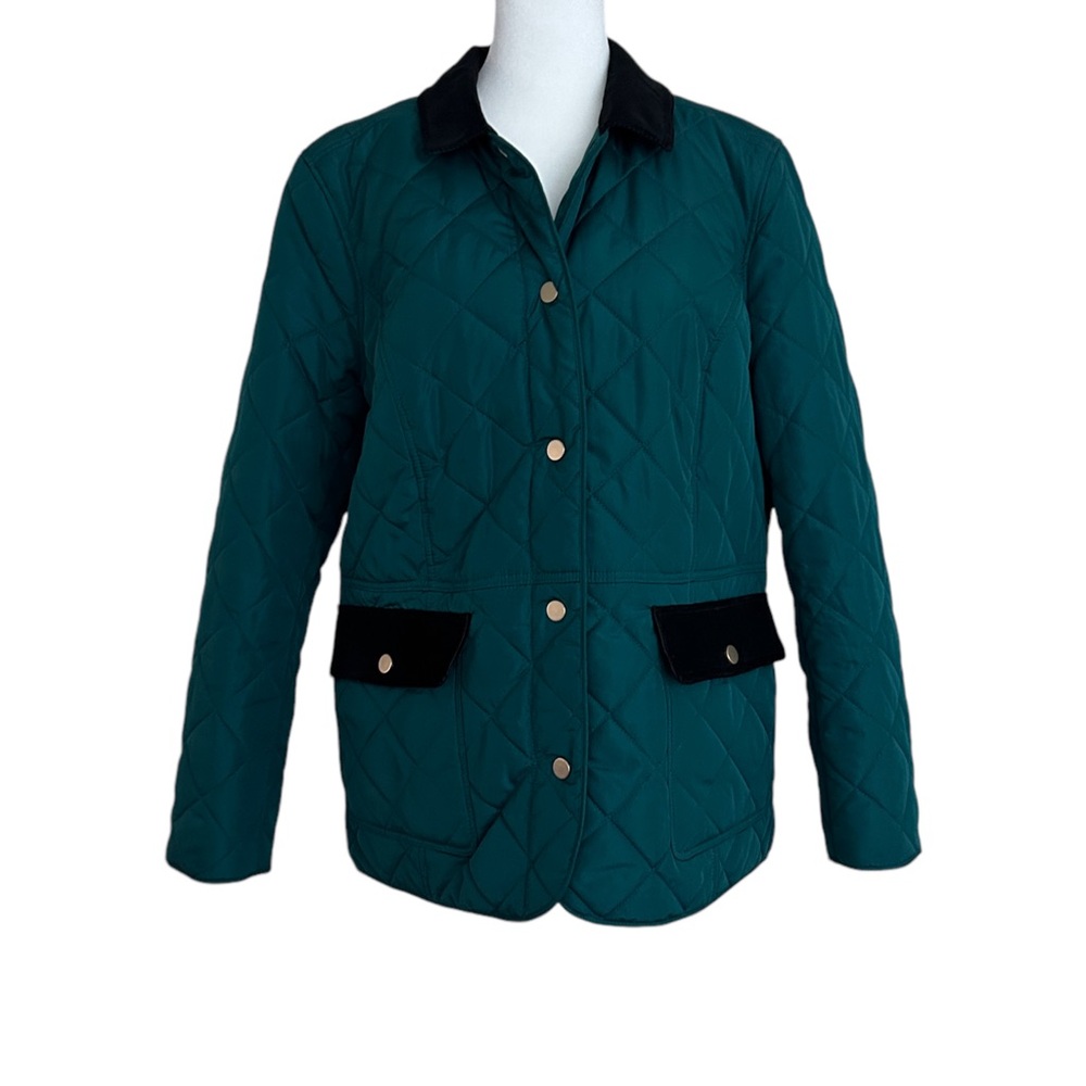 Charter Club Quilted Corduroy Trim Jacket (PL) - Picture 16 of 16
